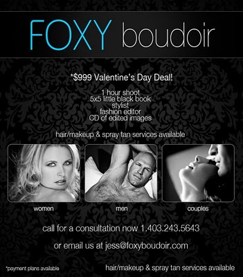 valentines day boudoir special page